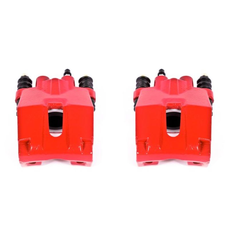 PowerStop Rear Red Calipers w/o Brackets Pair for 04-11 Ford F-150 - OneFastShop