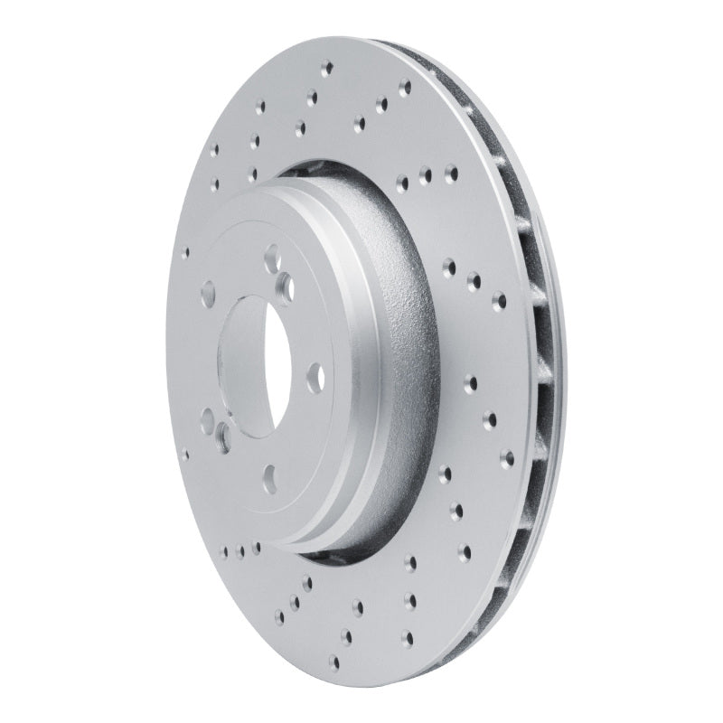 DFC Rear Left Drilled Brake Rotor - BMW 1 Series M / M3 (E9x) 2008-2013 - GeoSpec Coated, image 5