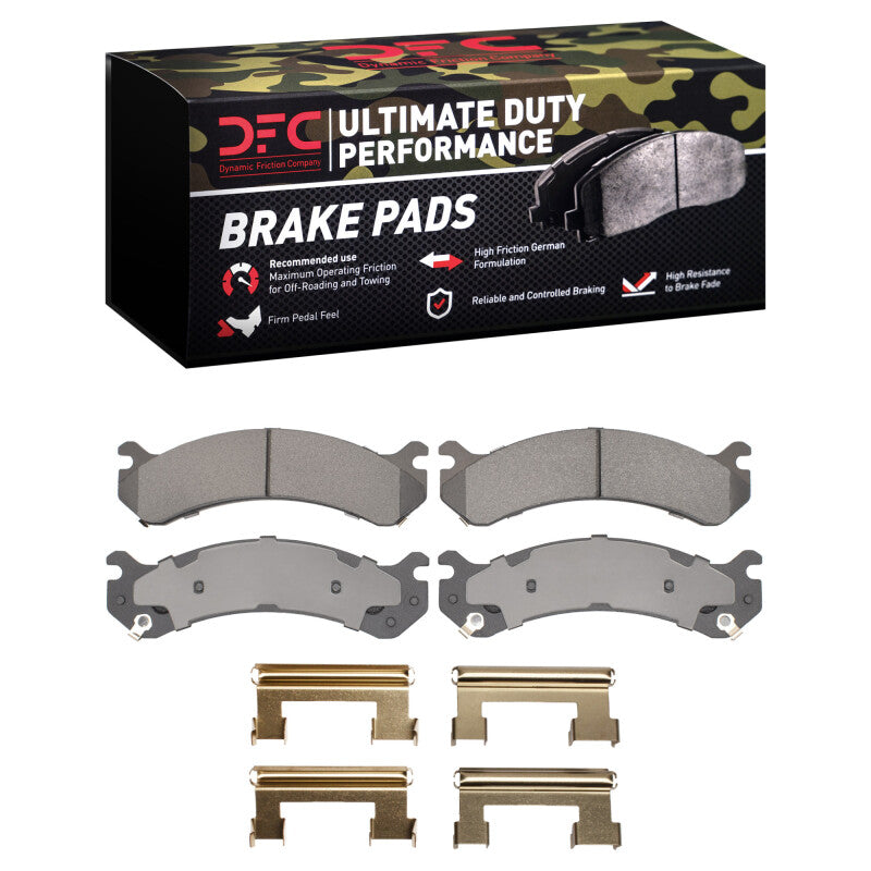 DFC 99-20 Cadillac DTS Front Duty Performance Brake Pads and Hardware Kit
