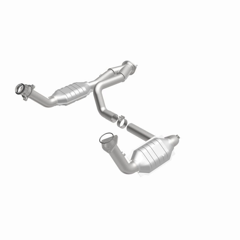 02-06 Cadillac Escalade / 02-06 Chevy Avalanche 5.3L Y-Pipe: Dual Converter for 2WD - Easy Install