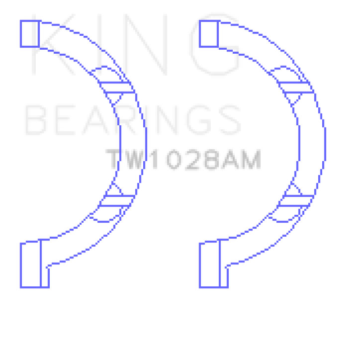 King Engine Bearings Thrust Washer Set for Chrysler Pentastar 3.6L ERB V6 (Various Models)