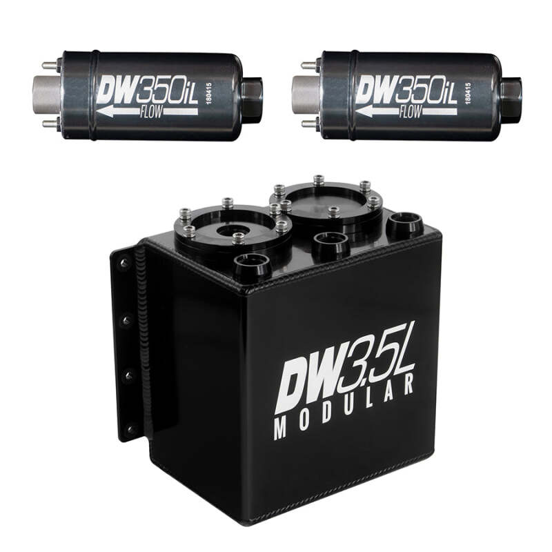 DeatschWerks 3.5L Modular Surge Tank with 2 DW350iL Pumps - OneFastShop
