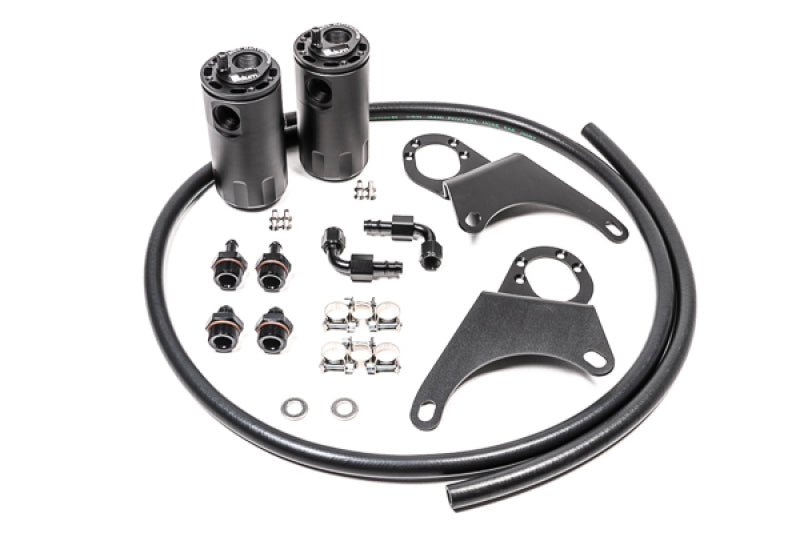 Radium Engineering Dual Catch Can Kit Fluid Lock for Mitsubishi Evo 8-9