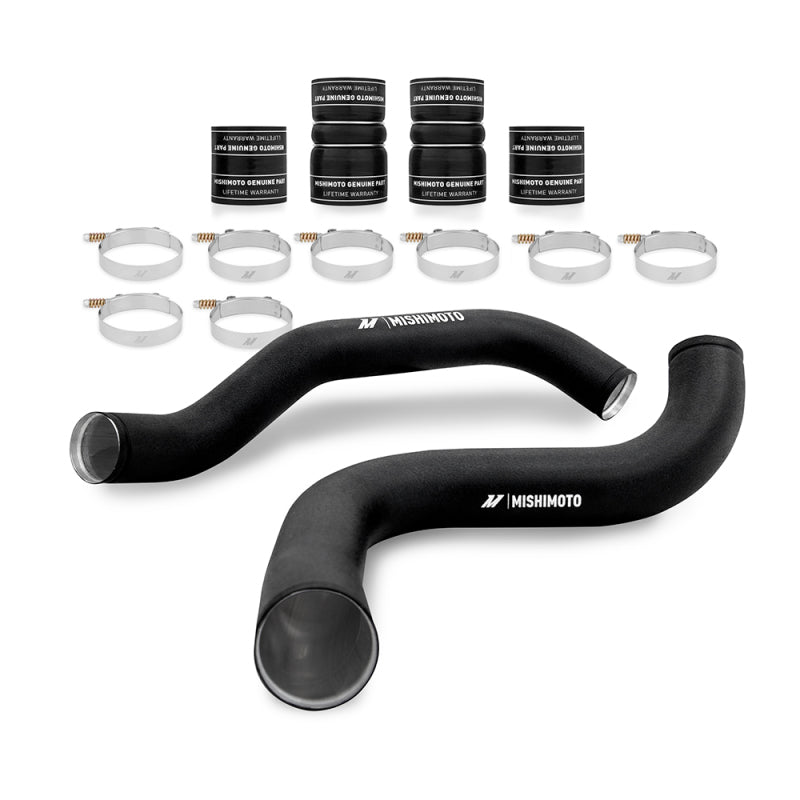 Mishimoto Intercooler Kit Silver Black Pipes 99-03 Ford 7.3L - OneFastShop