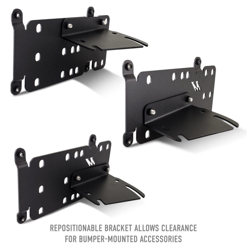 Mishimoto License Plate Relocation Kit for 2021+ Ford Bronco Modular Bumper - OneFastShop