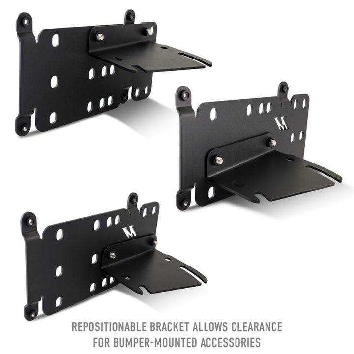 Mishimoto License Plate Relocation Kit for 2021+ Ford Bronco Modular Bumper - OneFastShop