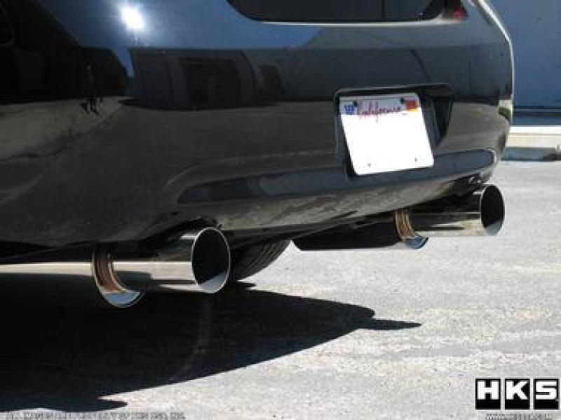 HKS Hi-Power Rear Muffler SUS304 No Coating for 09-13 G37 Sedan