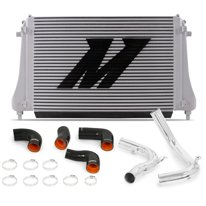 Mishimoto Performance Intercooler Kit with Pipes Polished for 2015-2021 VW MK7 Golf TSI GTI R - OneFastShop