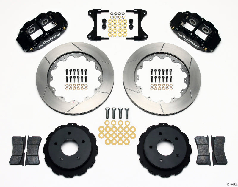 Wilwood Narrow Superlite 4R Slotted Rear Big Brake Kit 14.00in - Chevrolet Corvette C2/C3 1965-1982