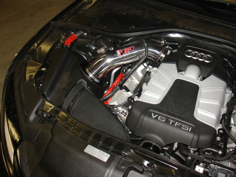 Injen Polished Short Ram Intake with MRI Tech & Air Horn for 12-18 Audi A7 3.0L Supercharged