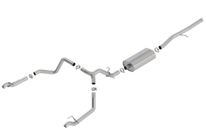Borla Touring Cat-Back Exhaust System - Chevy Silverado 1500 5.3L V8 (2019)