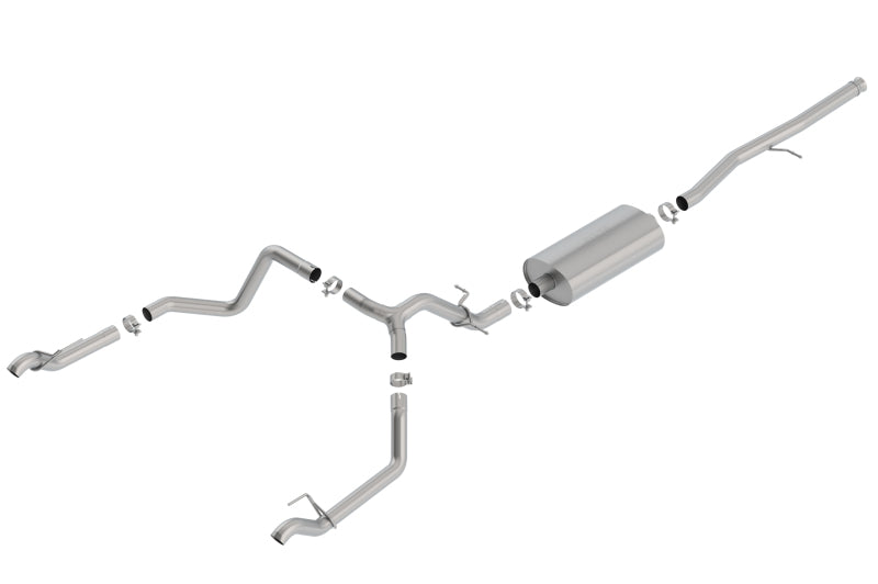 Borla Touring Cat-Back Exhaust System - Chevy Silverado 1500 5.3L V8 (2019) - OneFastShop