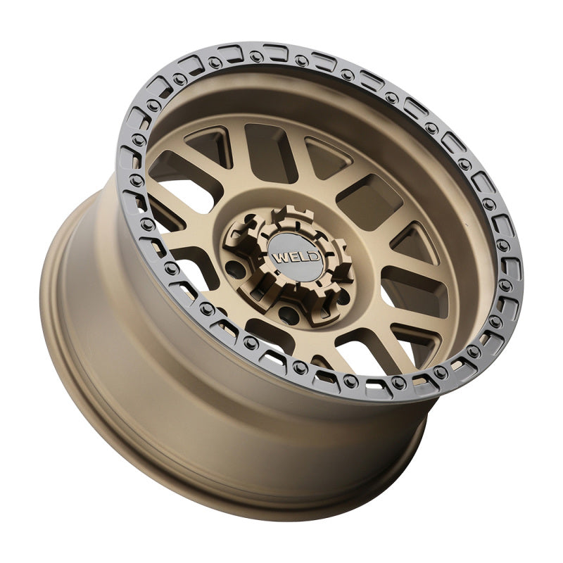 Weld Off-Road W115 Cinch Wheel 17X9 6X135/6X139.7 ET-12 106.1mm Satin Bronze / Satin Black (106.1) - OneFastShop