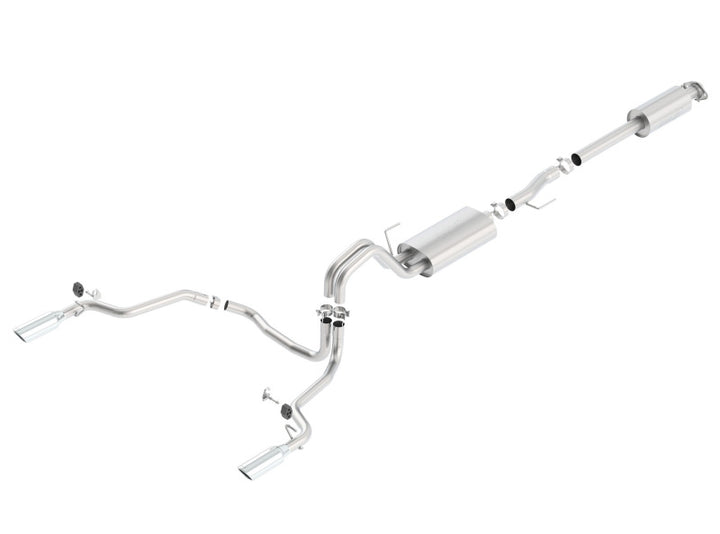Borla Catback Exhaust System with S-Type Split Rear Exit - Ford F-150 3.5L EcoBoost 15-16