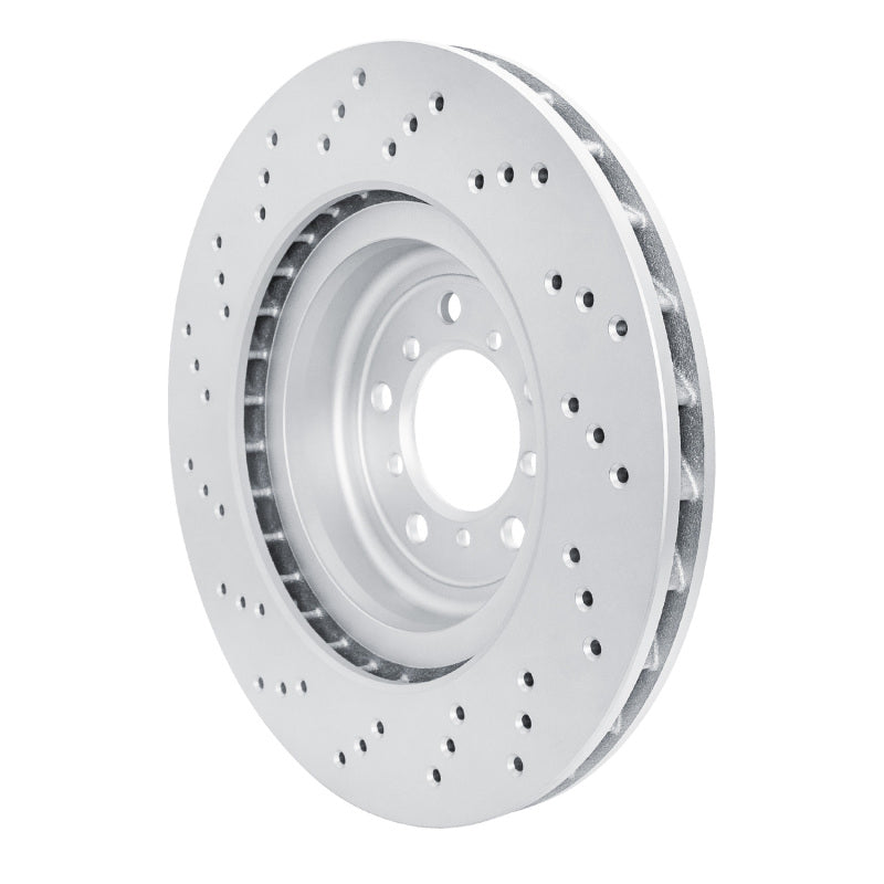 DFC Front Right Drilled Brake Rotor - BMW 1 Series M / M3 (E9x) 2008-2013 - GeoSpec Coated, image 5