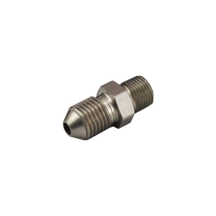 Turbosmart 1/8in NPT to -4AN SS Male Fittings for External Wastegates - OneFastShop