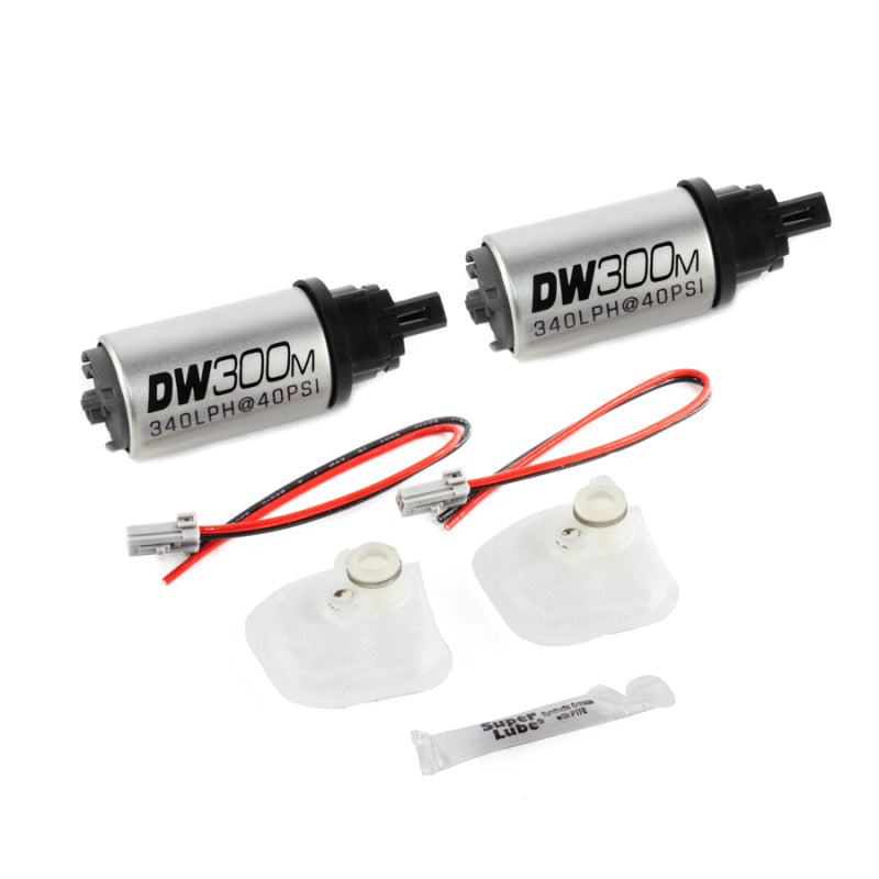 DeatschWerks DW300M 340 LPH Ford Modular In-Tank Fuel Pump w/ Install Kit - Ford Mustang Shelby GT500 / GT500KR 2007-2012
