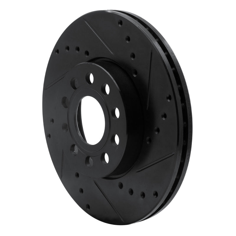 R1 Concepts eLINE Black Series Front Right Drilled and Slotted Brake Rotor - Audi A3 (Mexico) 2005-2025, image 5