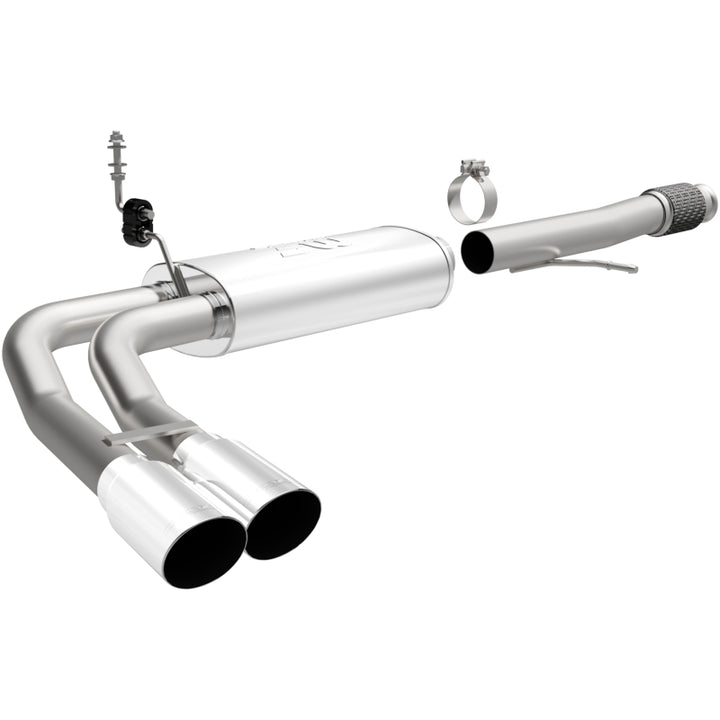 Magnaflow Performance Exhaust System for 14 Chev Silverado V8 5.3L - Dual Same Side SS Cat Back - Fits Various Models - OneFastShop