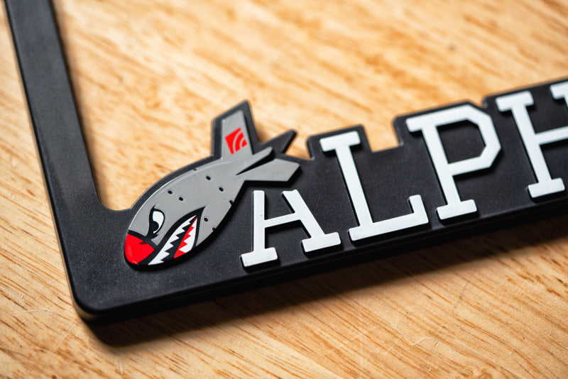AMS Performance License Plate Frame - Alpha Army Design