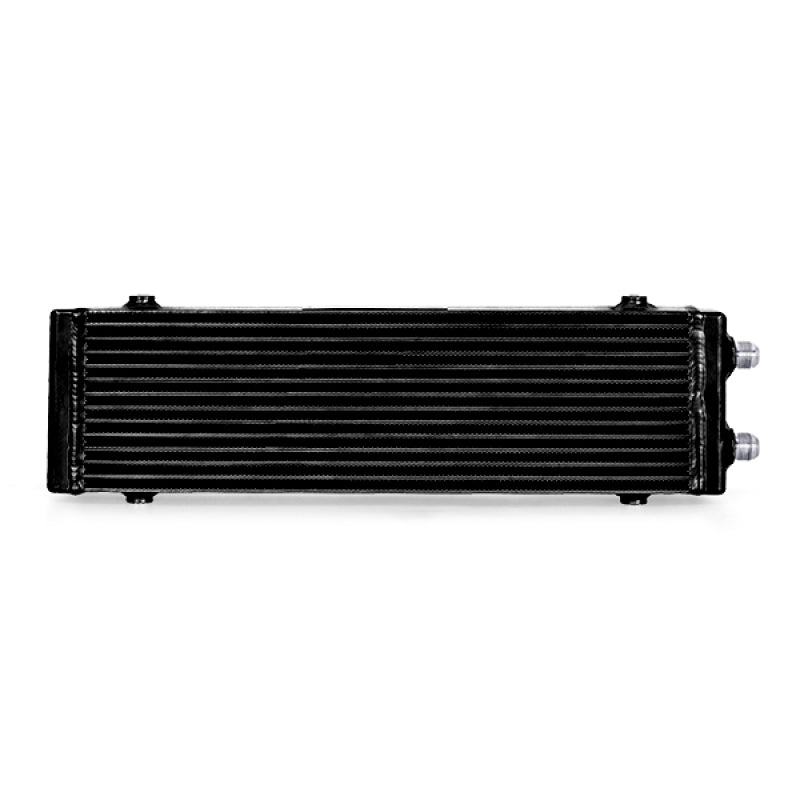 Mishimoto Universal Large Bar and Plate Dual Pass Black Oil Cooler for 2018-2021 Ford Mustang GT Bullitt Mach 1