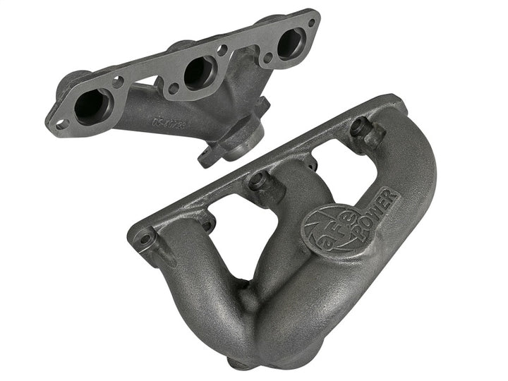 Afe BladeRunner Ported Ductile Iron Exhaust Manifold for 07-11 Jeep Wrangler (JK) V6-3.8L - OneFastShop