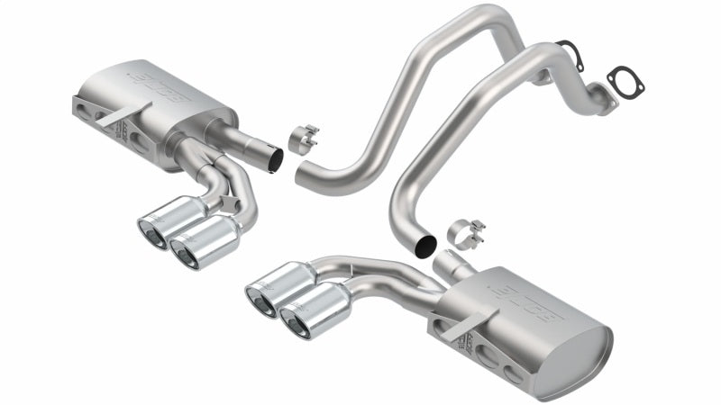 Borla Touring SS Catback Exhaust for 97-04 Chevrolet Corvette 5.7L 8cyl
