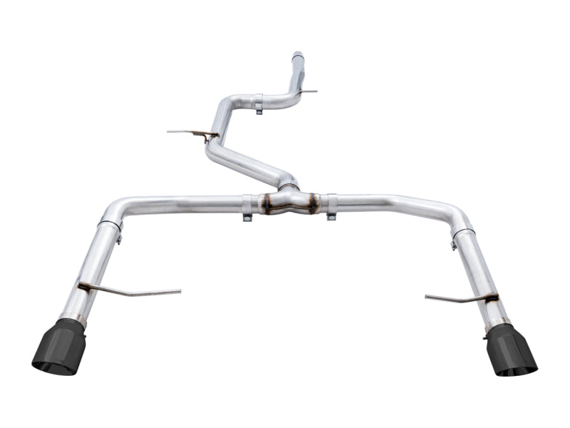 AWE Track Edition Cat-Back Exhaust - Volkswagen Jetta 2019-2021 - Diamond Black Tips