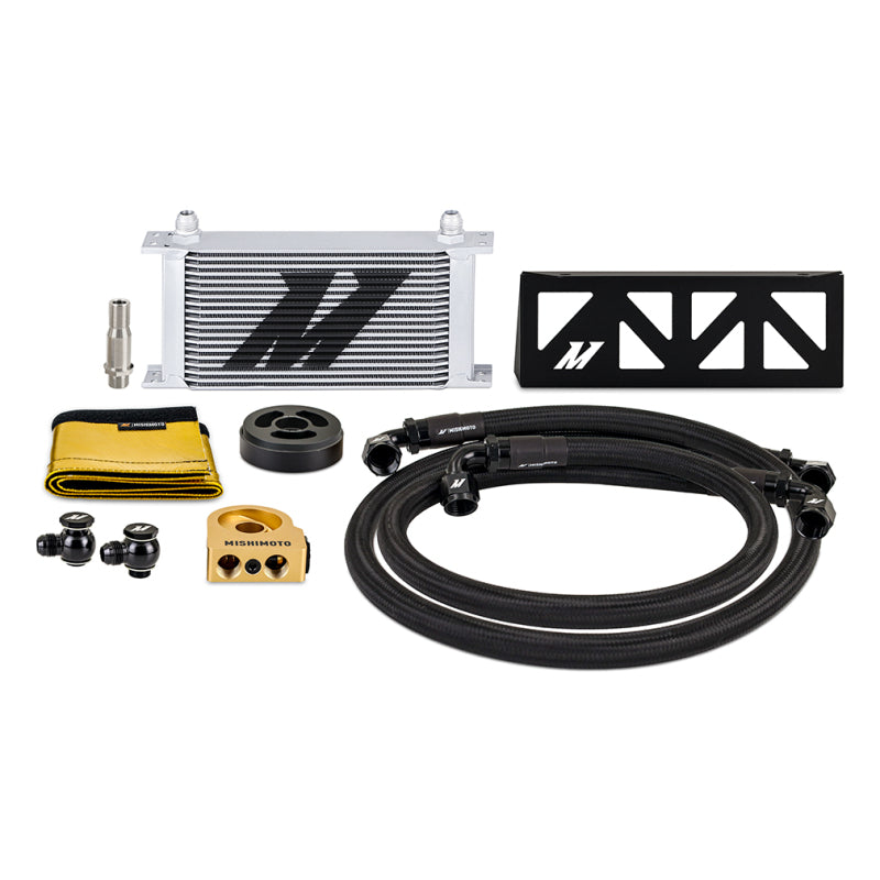 Mishimoto Oil Cooler Kit Thermostatic - Subaru BRZ / Toyota GR86 2022-2026 - Silver