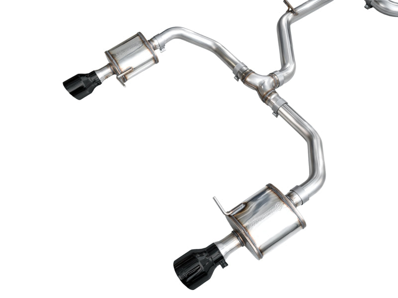 AWE Tuning Touring Edition Cat-Back Exhaust - VW Jetta GLI Mk7.5 (2022-2025), Diamond Black Tips, image 18