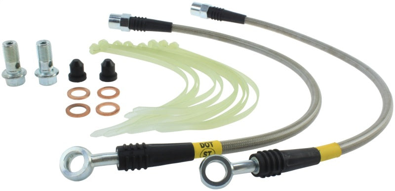 Stoptech VW/Audi Front Stainless Steel Brake Line Kit for 1992-1997 Audi 100 A6 S6 Quattro Models - OneFastShop
