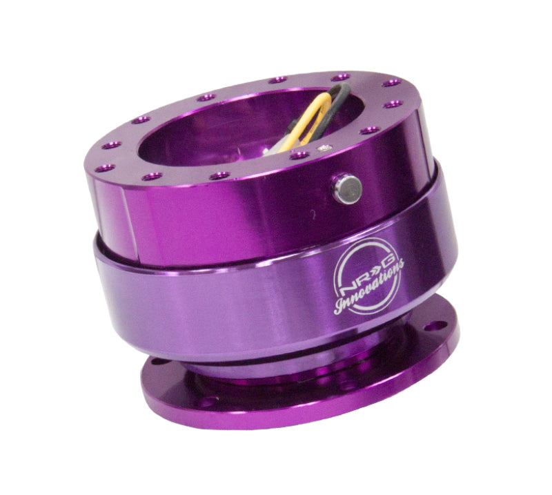 Nrg Quick Release Gen 2.0 Purple Body Purple Ring - Compatible with Various Vehicles - OneFastShop