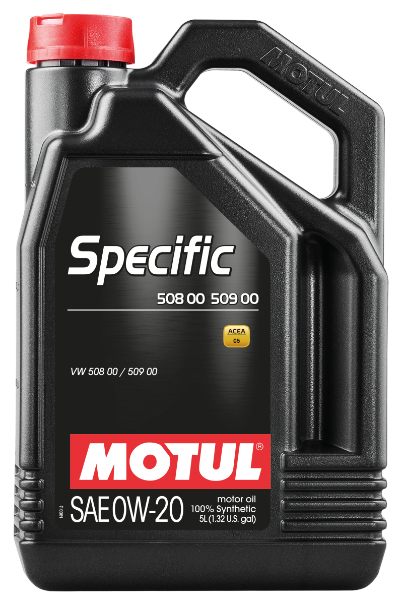 Motul 5L Specific 508 0W20 Oil - Synthetic ACEA A1/B1 - VW 508.00/509.00 - Porsche C20