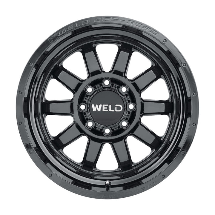 Weld Off-Road W168 Wheel – 20X10 Stealth 6X135 6X139.7 ET-18 BS4.75 Gloss Black (106.1) - OneFastShop