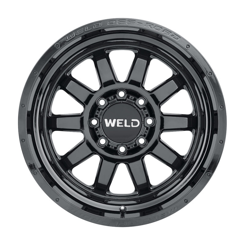 Weld Off-Road W168 Stealth Wheel – 20X9 8X180 ET00 BS5.00 Gloss Black Finish (124.3)