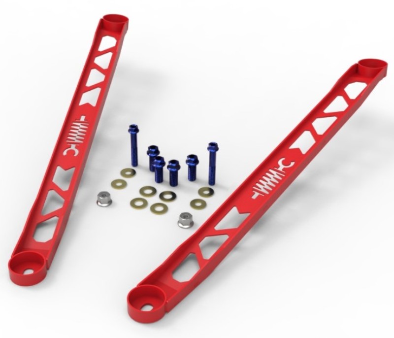 AFe Control 304 Stainless Steel Front Suspension Strut Brace Red - Toyota GR Supra (A90) 20-21