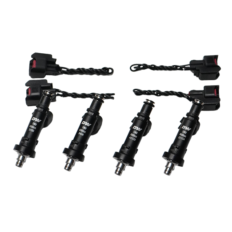DeatschWerks 650cc Fuel Injector Set of 4 - Honda / Acura B/D/F/H Series