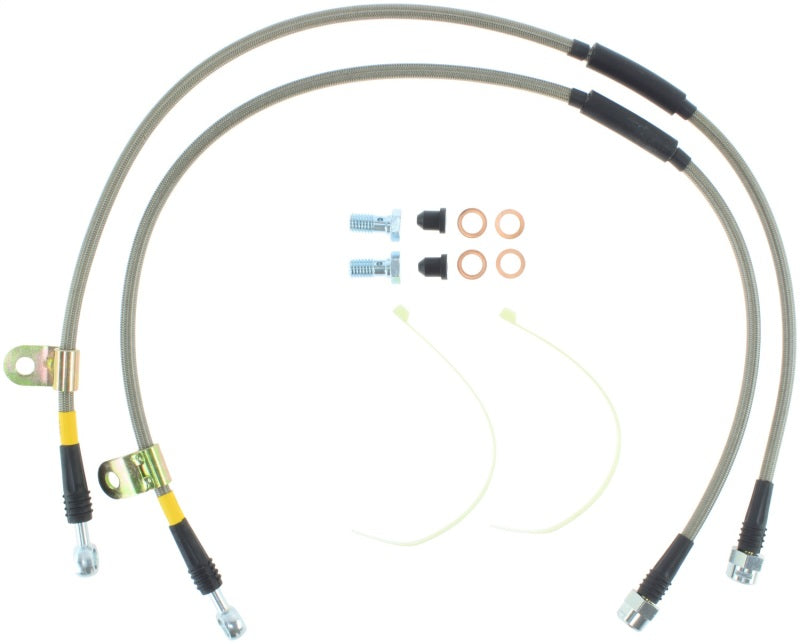 StopTech Stainless Steel Front Brake Line Kit for 07-13 Chevy/GMC Suburban Sierra Yukon Denali XL - OneFastShop