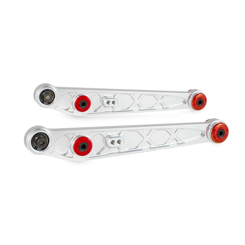 Skunk2 Racing EK Alpha Series Rear Lower Control Arm Set - Clear for 1996-2000 Honda Civic CX DX EX GX HX LX Si