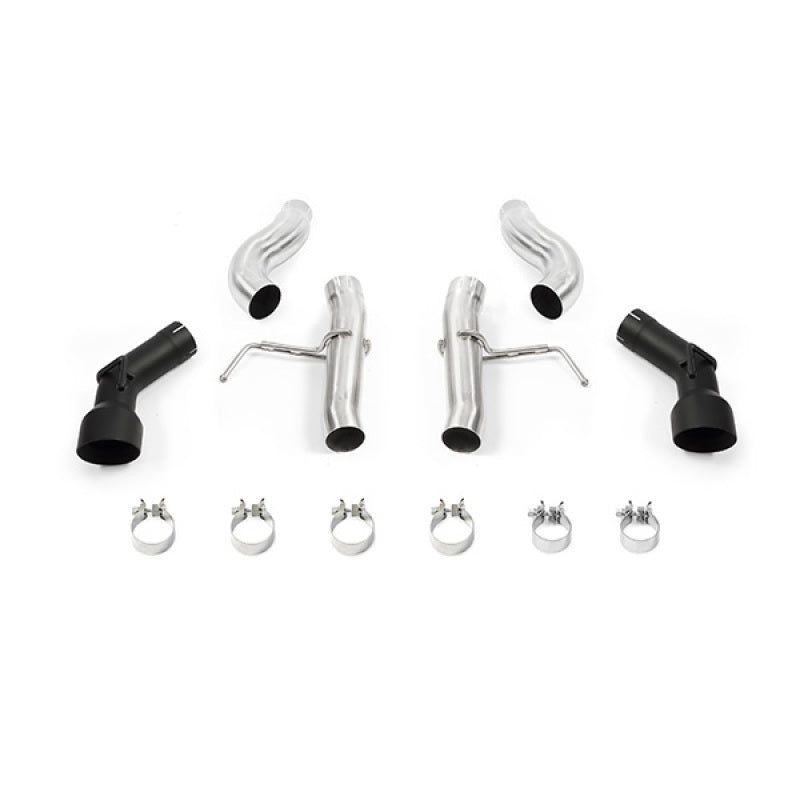 Mishimoto Axle Back Exhaust Dual Tip Black Camaro 2016 2.0T - OneFastShop
