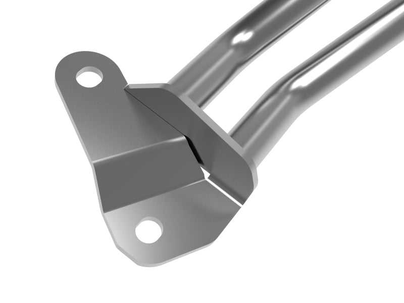 Afe Control Tubular Steel Front Suspension Strut Brace Gunmetal Gray for 20-22 Ford Explorer L4 2.3L (t)