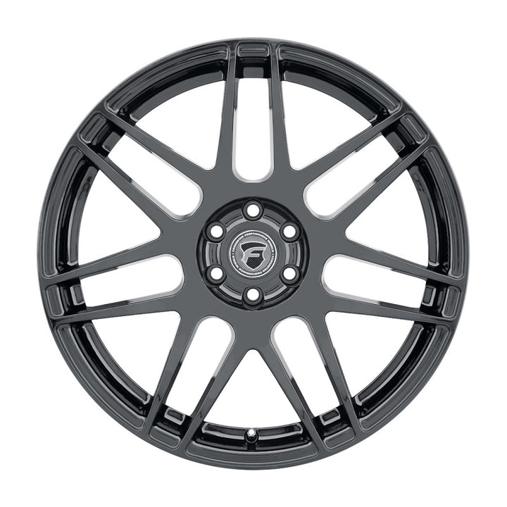 Forgestar F14 18x9 in. / 5x114.3 BP / ET35 / 6.4 in. BS Gloss Black Finish Wheel - OneFastShop