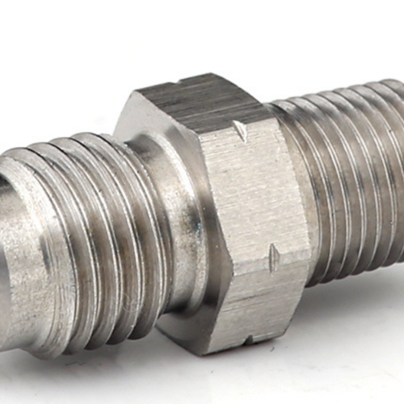 GFB 1/8in BSPT Male to -4AN Male Flare Stainless Steel Adapter - OneFastShop