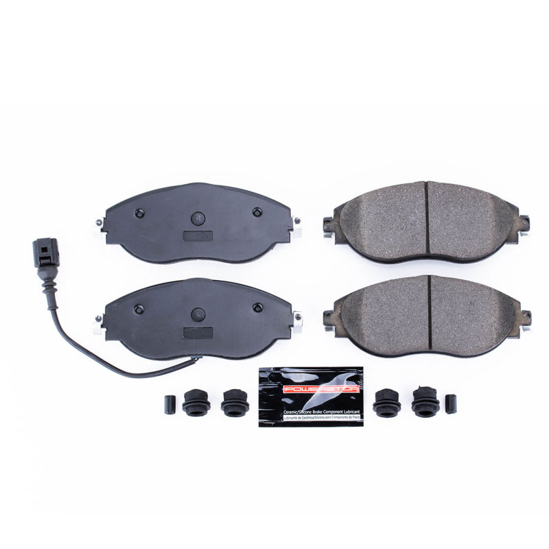 PowerStop Z23 Evolution Sport Brake Pads with Hardware for 2019 Audi A3 Quattro - OneFastShop