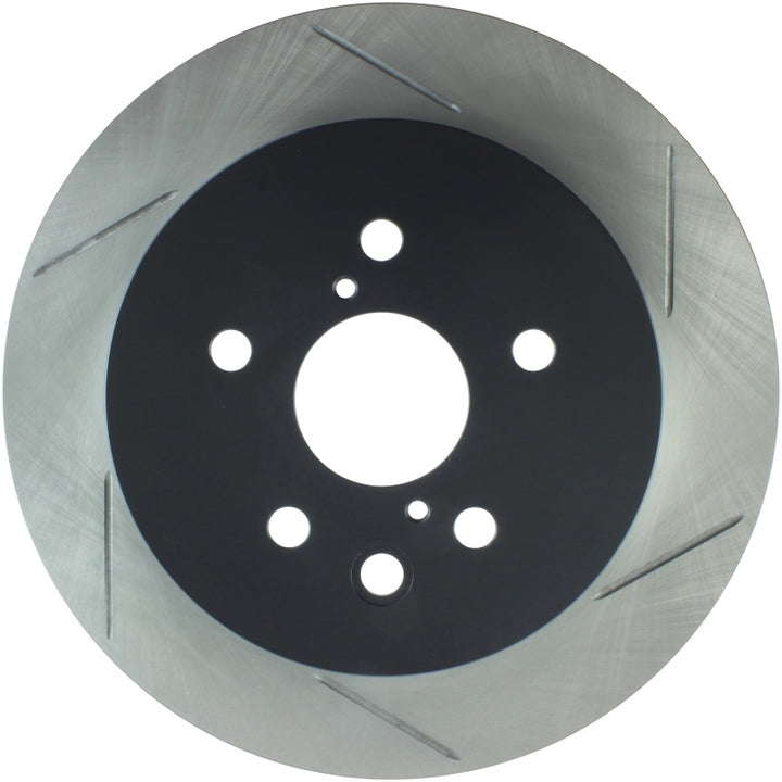 Stoptech Power Slot Rear Left Slotted Rotor for 06-09 Lexus GS Series and 06-10 IS350 - OneFastShop