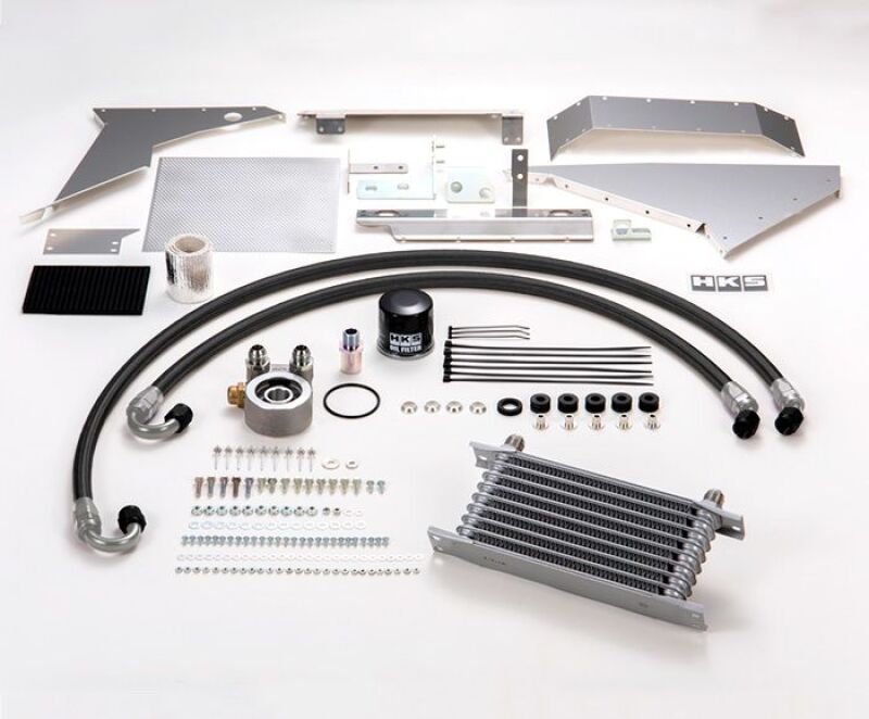 HKS S-Type Oil Cooler Kit - Honda Civic Type R FK8 2017-2021 - Black, image 10