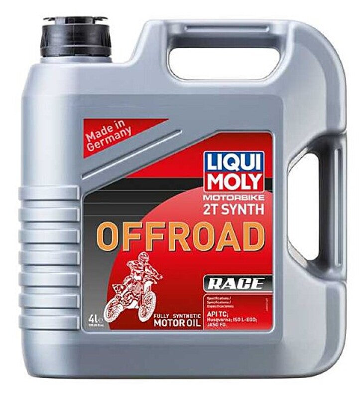 LIQUI MOLY 4L Motorbike 2T Synth Offroad Race Oil for Beta Gas Gas Husqvarna KTM 125-300 Models (1999-2023)