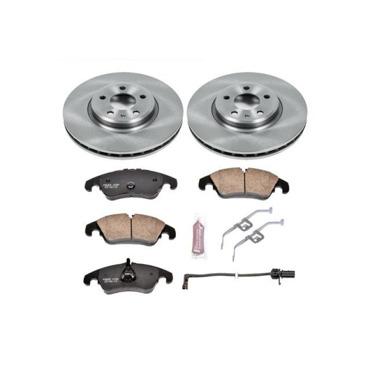 PowerStop Front Autospecialty Brake Kit for 09-11 Audi A4 - OneFastShop