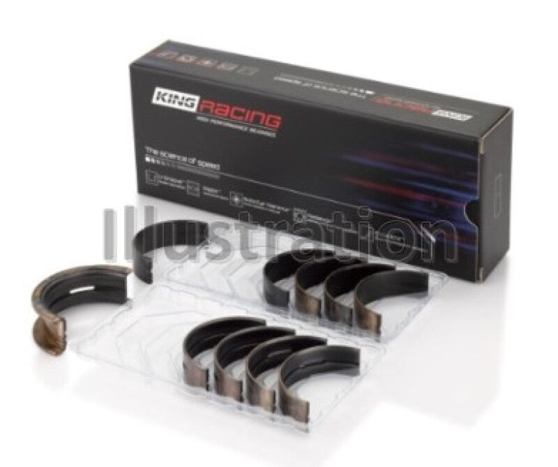 King Engine Bearings High Performance Main Bearing Set Size STDX for 2007-2009 Mazdaspeed 3 L3-VDT MZR DISI Turbo