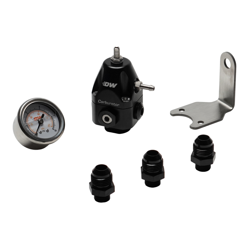 DeatschWerks DWR550C Carburetor Fuel Pressure Regulator - 8AN Fittings